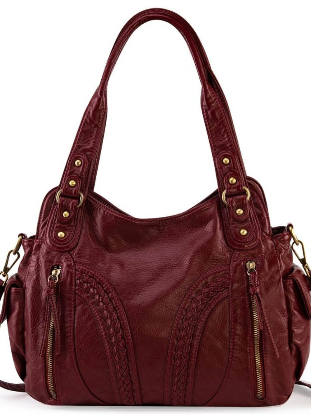 Hobo Bag Soft Handbag with Crossbody Strap